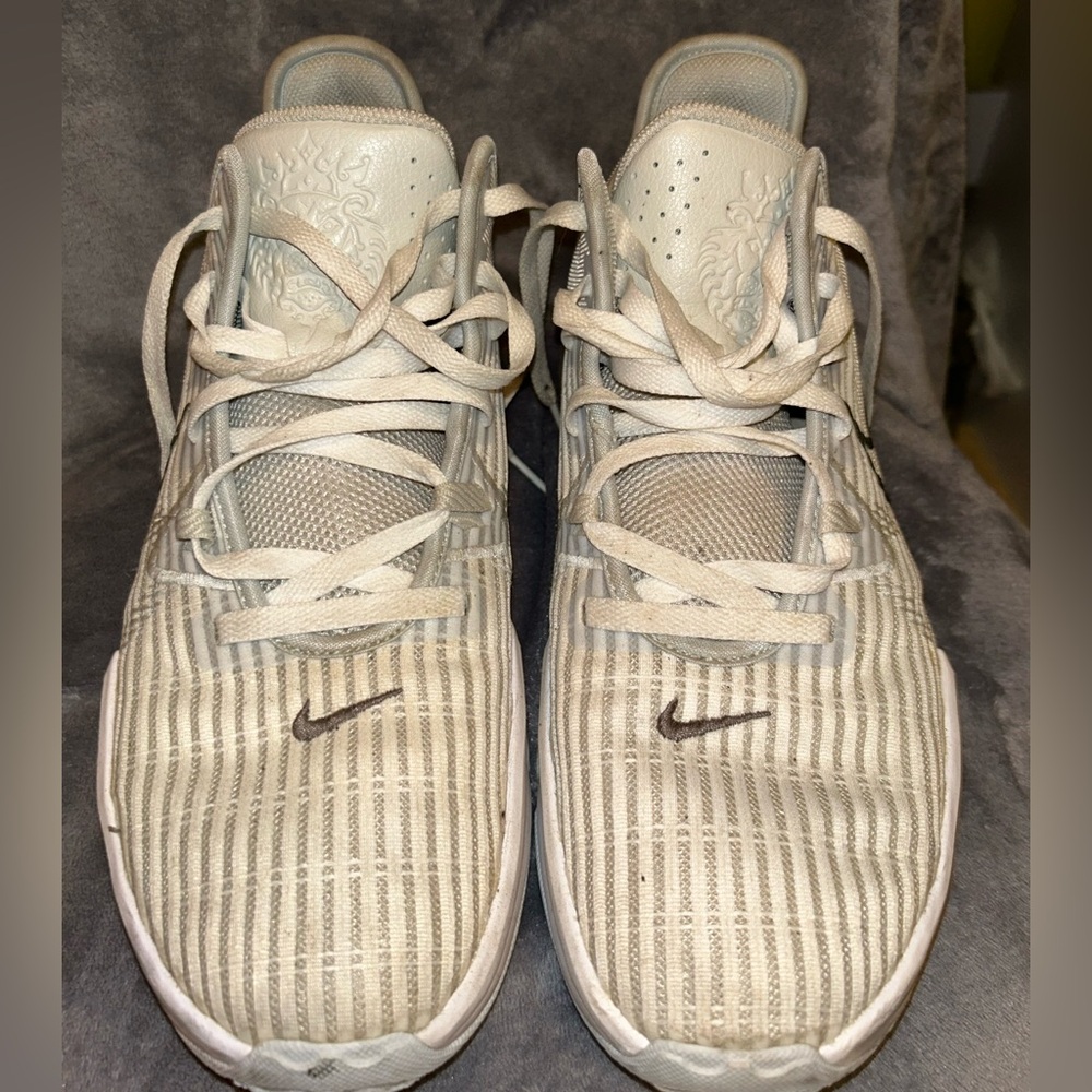 Nike Gray and White Athletic Shoes